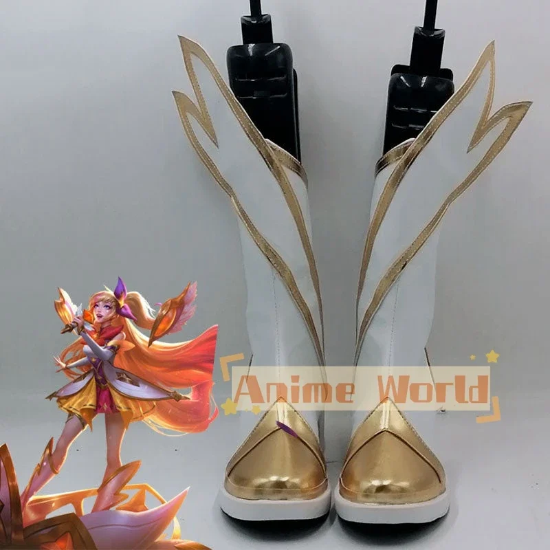 Wild Rift Star Guardian Seraphine Shoes Cosplay Boots Halloween Carnival Boots Custom Made