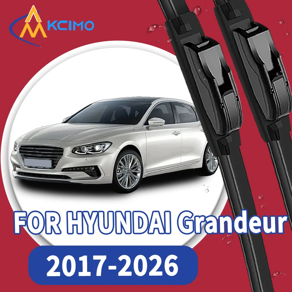 

Высококачественные 2 шт. щетки стеклоочистителя для лобового стекла автомобиля, идеально подходят для HYUNDAI Grandeur седан 2017-2026