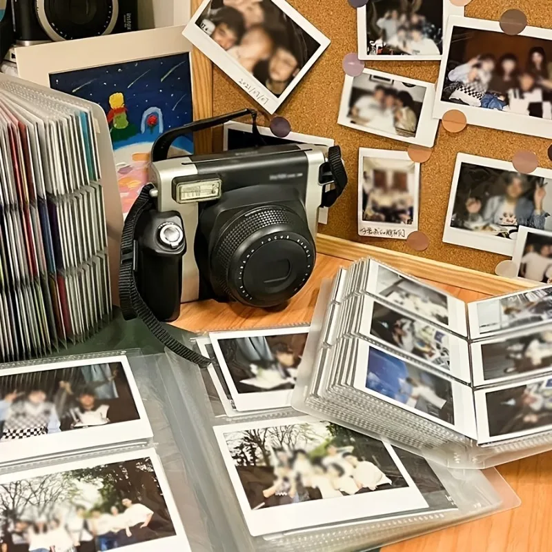 120 card slot simple card book, game cards, phonics cards, Polaroid photos, back-to-school season, Christmas, holiday gifts