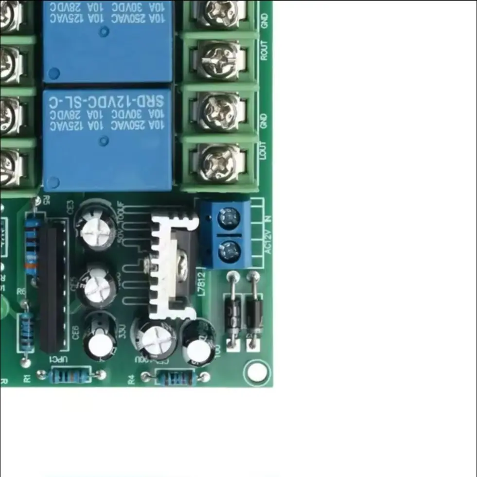 3-Channel Speaker Protection Board 2.1 600W 3x10A Relay 12-18V, Audio Delay Module for DIY Subwoofer Amplifier Repair
