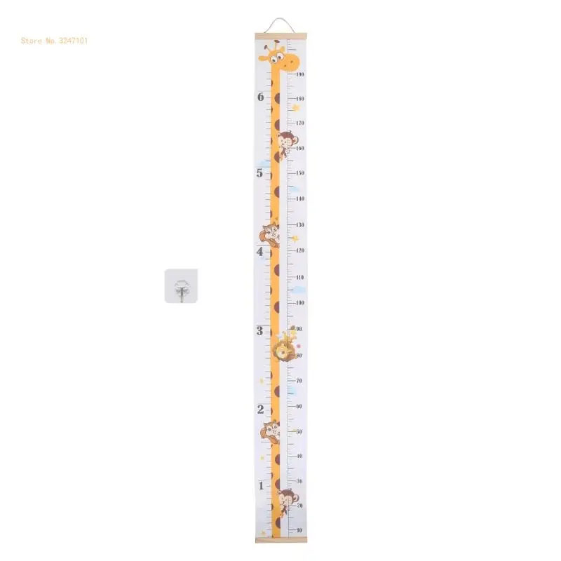 Baby Growth Chart Baby Height Measuring Ruler for Growth Progress Waterprool Dropship