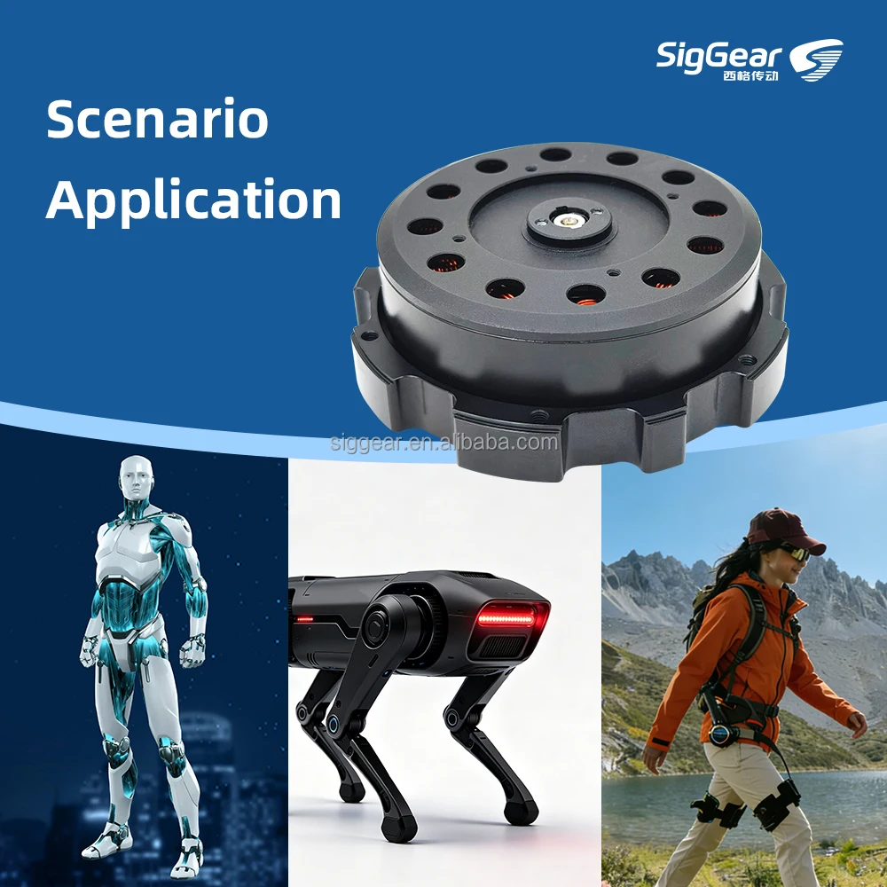 80mm Cycloidal Pinwheel Gear Joint Motor, Custom 24-48V, 25:1 Reducer, Robot Joint Actuator Module For Automation