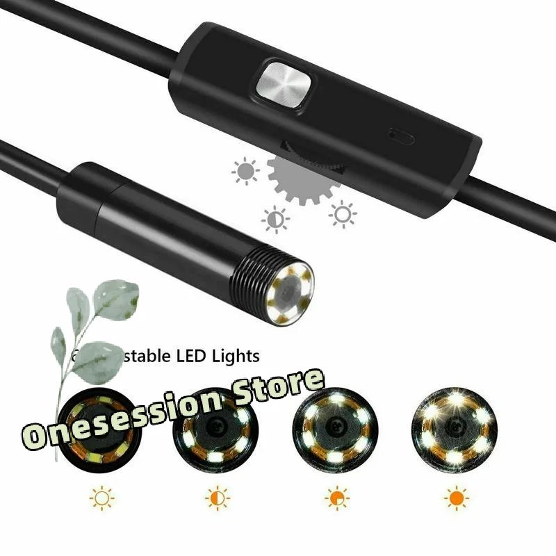 camera-de-inspecao-endoscopica-usb-otg-3-em-1-a-prova-d'Agua-de-55mm-para-celular-android-e-reparo-de-motores-de-barco