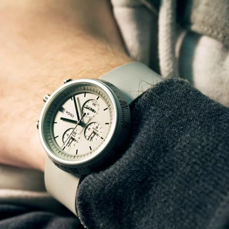 nasiR CILOA hochwertige Uhr Herren leichte Luxusmarke Sport Edelstahlarmband Automatikwerk wasserdichte Quarzuhr 3
