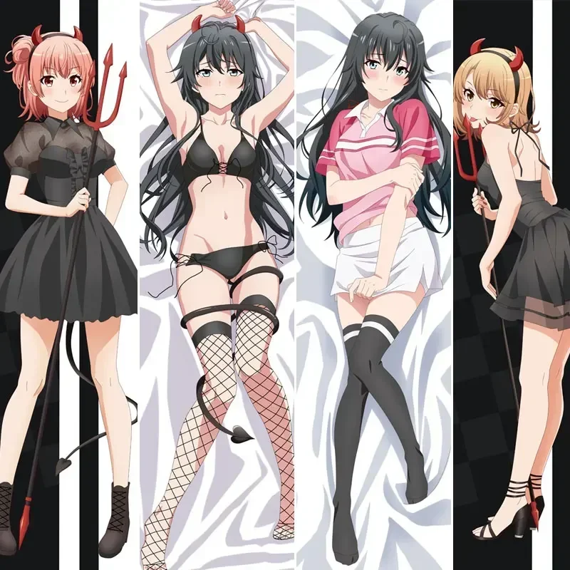 

Anime Teen Romantic Comedy SNAFU Hugs Body Yukinoshita Yukino Pillow Case Waifu Cushion Dakimakura Pillowcase Otaku Long Cover