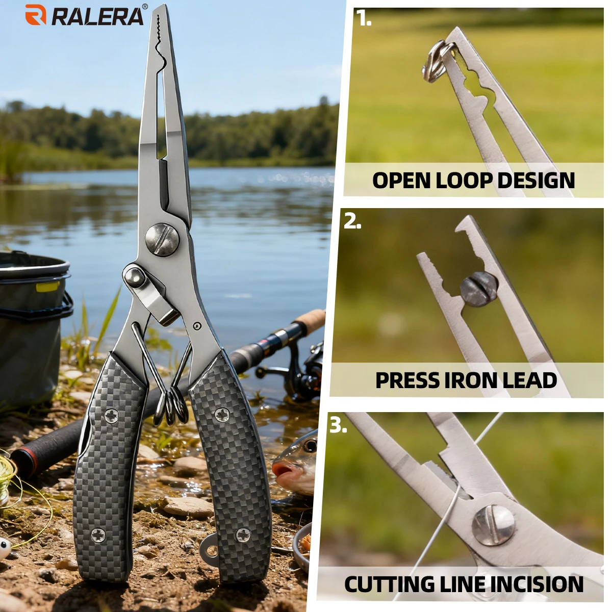 مجموعة أدوات الصيد، كماشة صيد - مراجعة Fishing Line Cutter وسعره
