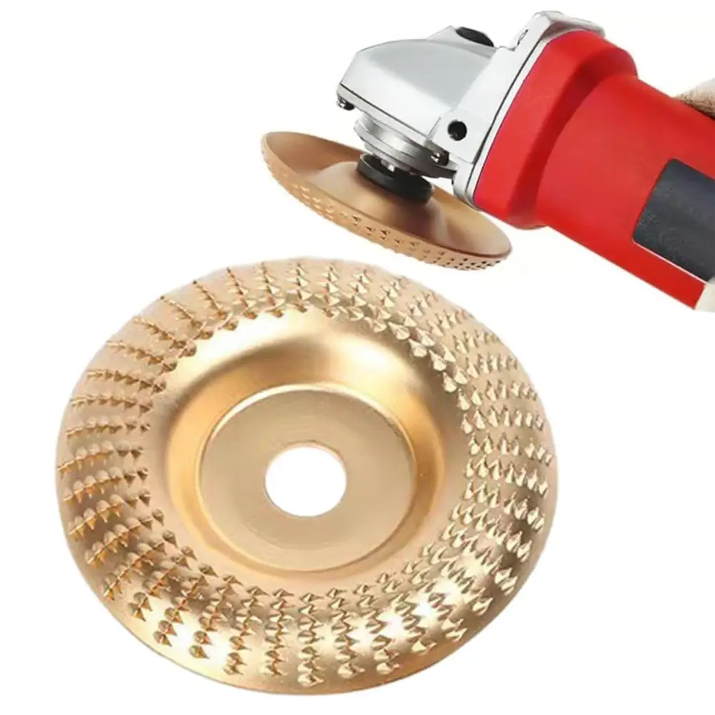 4Pcs Wood Grinding Disc Set for Angle Grinder Carbon Steel Durable DIY Sanding Disc for Woodworking Polishing Processing