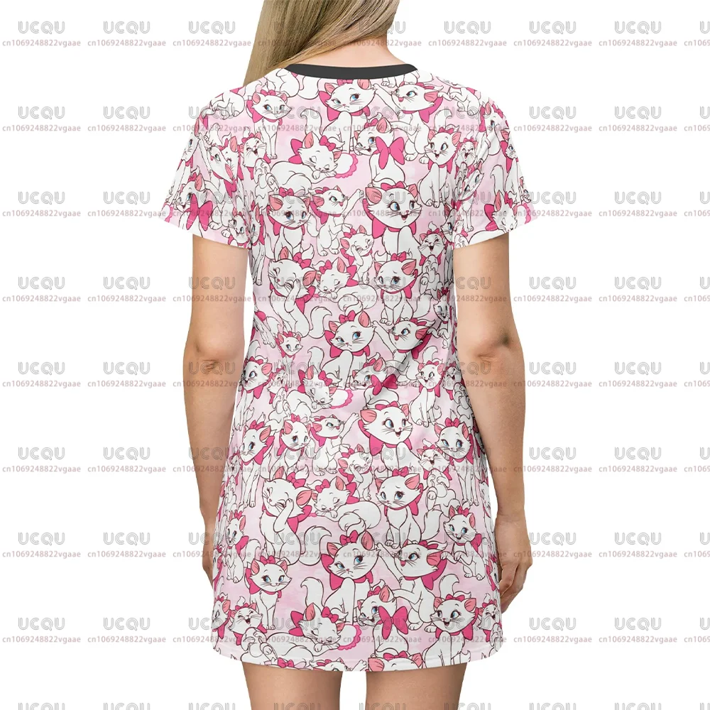 Daisy femmes t-shirt jupe cadeau fête Y2k vêtements 2025 été décontracté doux haut pour filles Marie avec son rose arc t-shirt robe nouveau