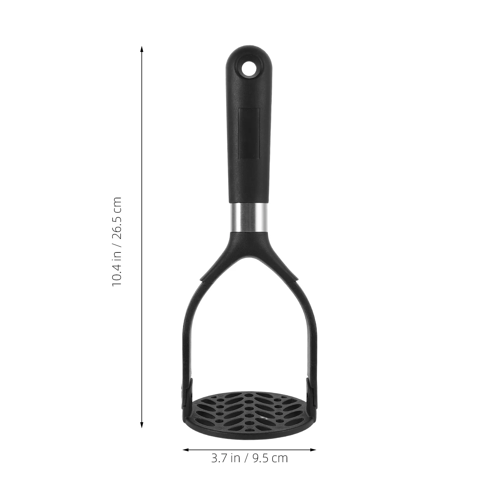 للطي هراسة البطاطس مقبض أسود النايلون غير خدش الخضار الغذاء الصحافة للطفل الأفوكادو الطماطم مهروسة أداة أدوات المطبخ