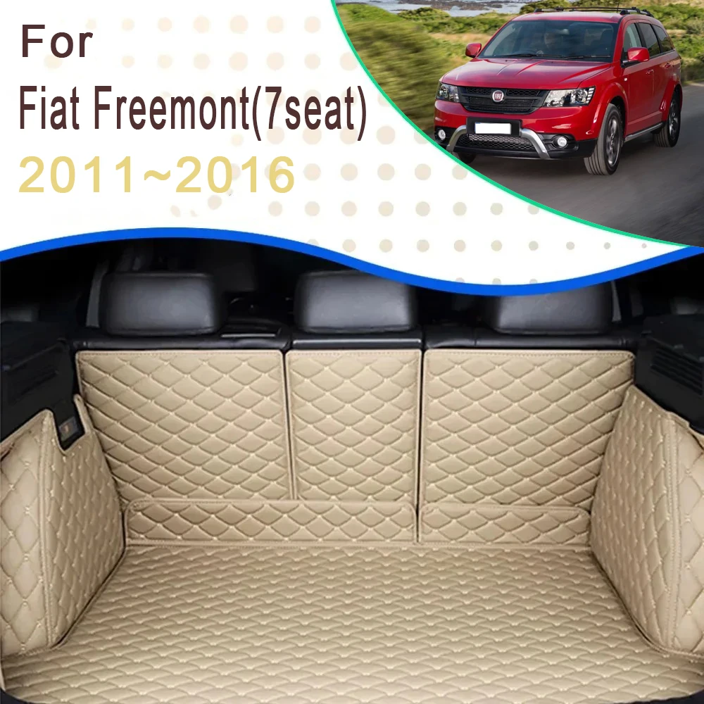 

Car Trunk Cargo Liner For Fiat Freemont Dodge Journey 2011~2016 7seat Rug Rear Boor Mats Carpet Storage Pads Auto Accessories
