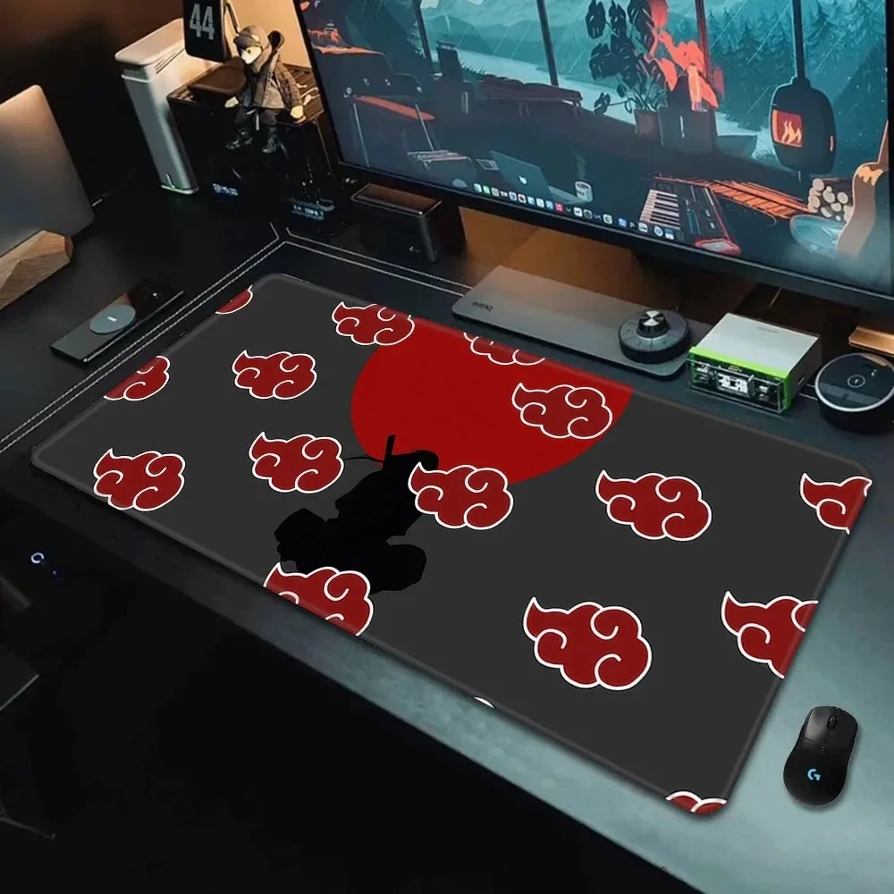 أنيمي N-Narutos عيون ماوس HD الطباعة ألعاب الكمبيوتر قفل حافة عدم الانزلاق ماوس الوسادة XXL90x40 سنتيمتر لوحة المفاتيح الكمبيوتر وسادة مكتب Funda #1