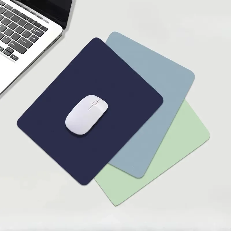 Universal Anti-slip Mouse Pad PU Gaming Mice Mat Desk Cushion Fashion Comfortable For Laptops PC Office Home Desktop Accessories