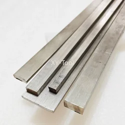 1Pcs 3mm Thickness 304 Stainless Steel Flat Bar Plate Rod Width 10/15/20/25/30/40/50/60mm Solid Flat Steel Square Steel Zero Cut