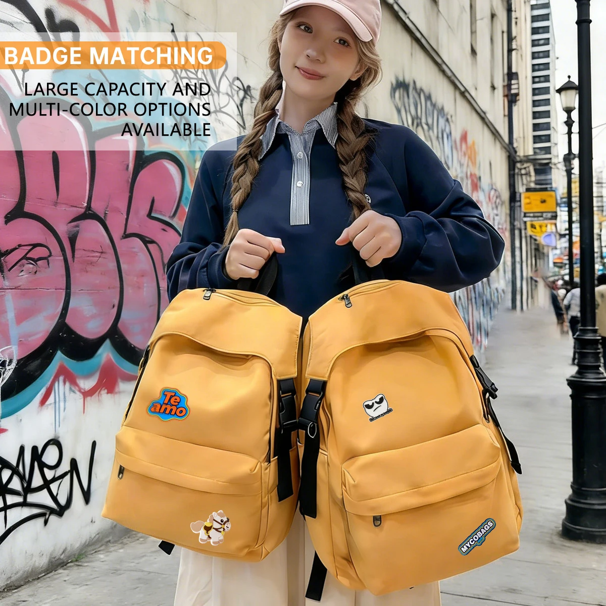

Schoolbags for Boys, Junior High School Students, Burden-Reducing and Spine-Protecting 2026 New High School Backpacks, College Student Backpacks, Women's Models