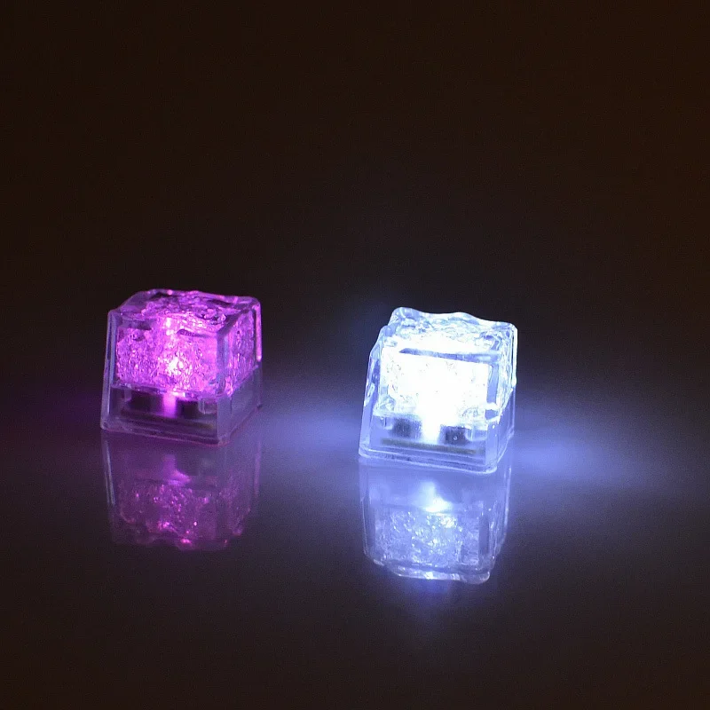 20PCS  Illuminate when in contact with water, LED fluorescent ice cube sensing flash ice light