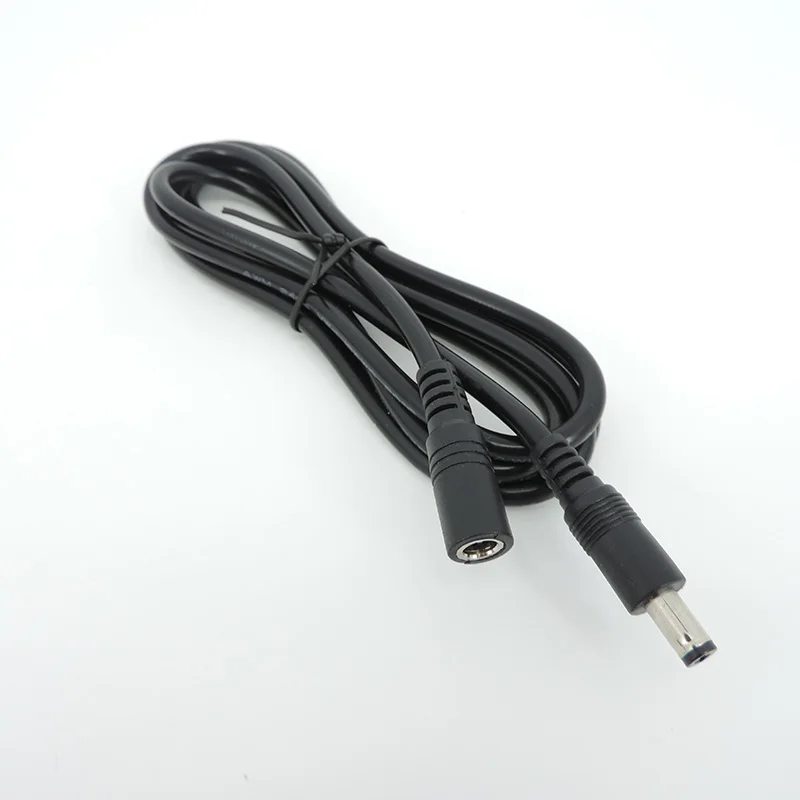DC 암수 플러그 익스텐션 커넥터 케이블, 12V 전원 어댑터 코드, CCTV 카메라 스트립 L용, 0.5 m, 1.5m, 2m, 3 m, 5m, 10m, 2.1mm x 5.5mm