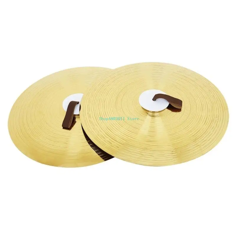 

T3LD 1Pair Professional Alloy Multiuse Cymbal Brass Band Ensemble Cymbals Enduring