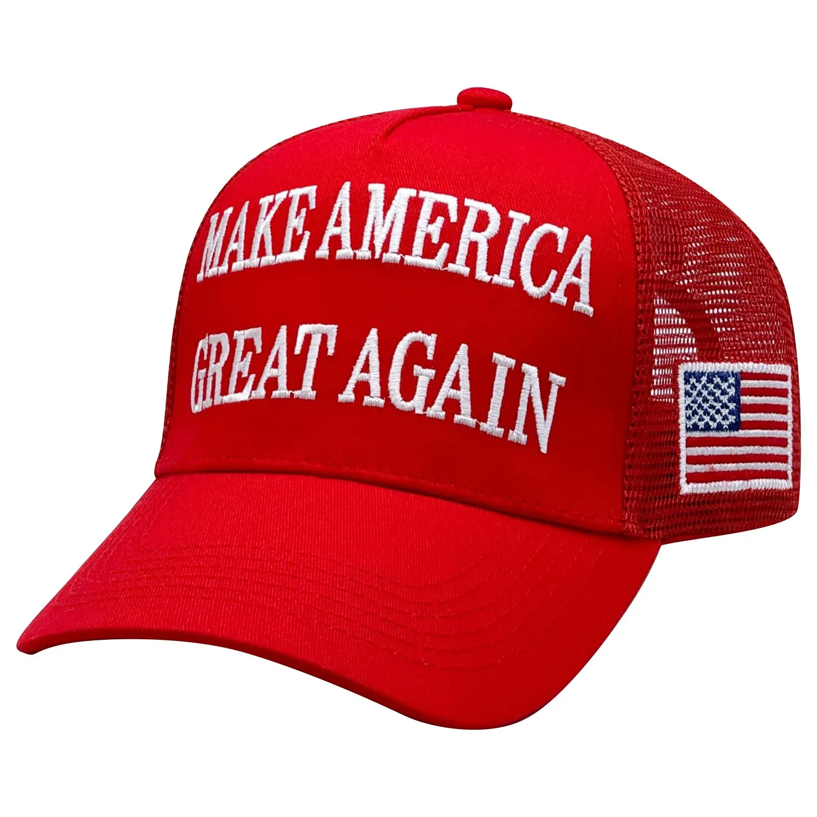 Baseball Hat Embroidery Trump New Peaked Cap Baseball Cap Trump Make American Great Again Black Red Gray Characters Cap Hat 2025