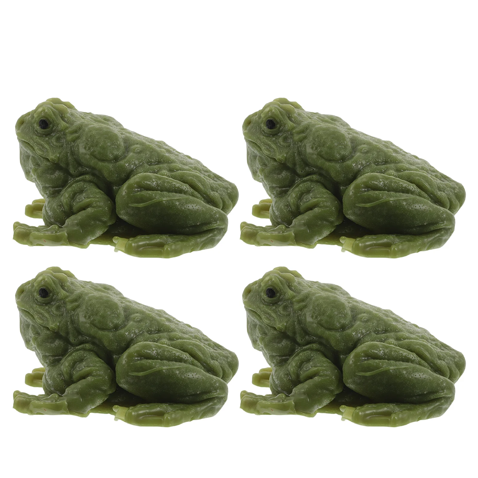 4個入り ソフトスクイーズフロッグ フィジェット ストレス解消 感覚刺激 シミュレーション リアルな伸縮性のある楽しいパーティー ギャグ スクイーズフロッグ型おもちゃ
