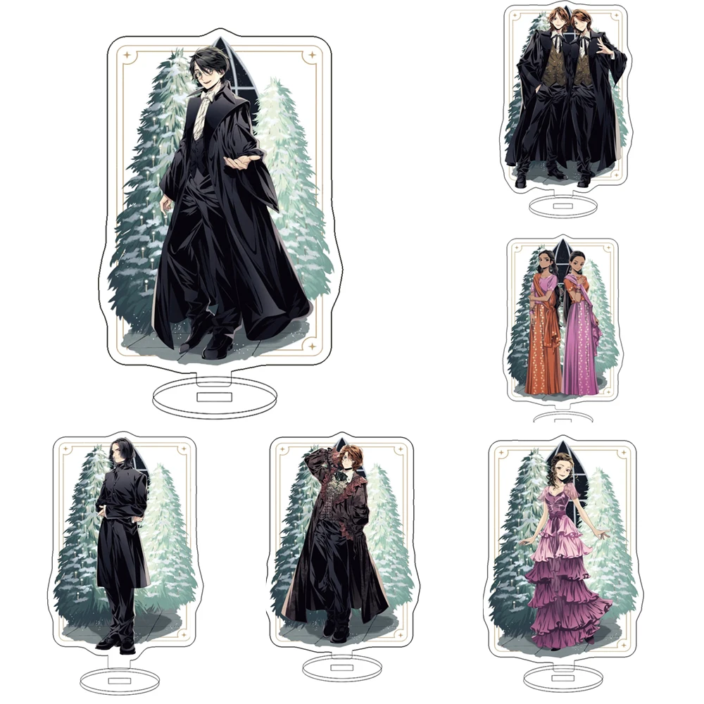 

Anime Harry Potter Hermin Granger Creative Campus Acrylic Stand Model Plate Figure Display Children Pendant Decoration Keychain