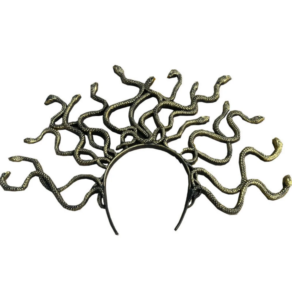 

Snake Headbands Ancient Greek Mythology Plastic Hair Hoop Halloween Festival Cosplay Party Hair Accessories for Women