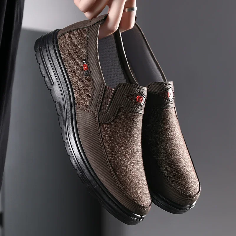 Lightweight Men Casual Shoes Canvas Shoes Wear-resistance Non-slip Mens Loafers Breathable Comfort Driving Shoes Zapato Hombre