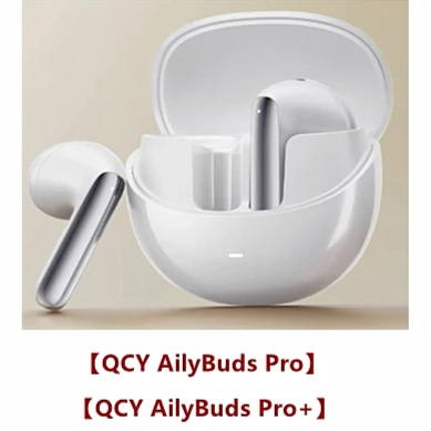 for QCY AilyBuds Pro , AilyBuds Pro+ Silicone Case Dog Earbuds Soft Protective Cover Headset Skin with Pendant