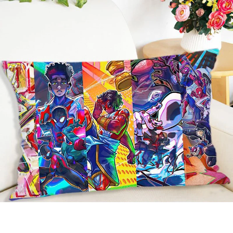 Superhero Spiderman printed Pillowcase home room decoration bed Sleeping Pillowcase sofa Cushion cover 30X50 40x60 50x70cm