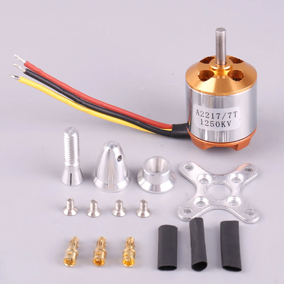 A2217 2217 1250KV 1500KV 2300KV Outrunner motore Brushless per aereo RC aereo Quadrocopter Multi-elicottero