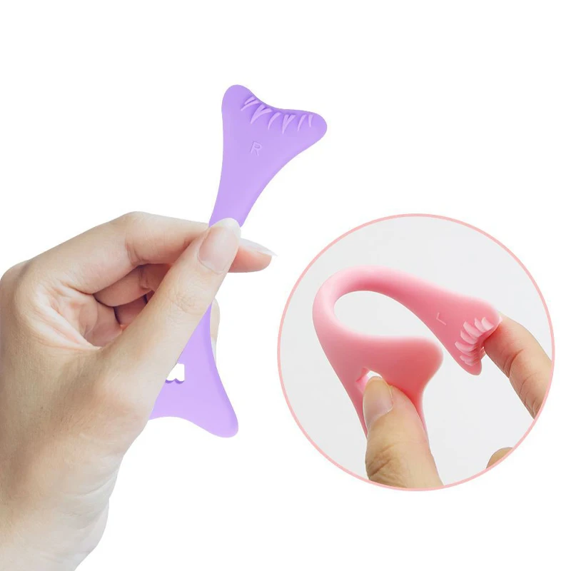 Plantillas de delineador de ojos de silicona, puntas de ala, dibujo de Marscara, lápiz labial, ayuda para usar, aplicador de máscara de crema facial, herramienta de maquillaje reutilizable