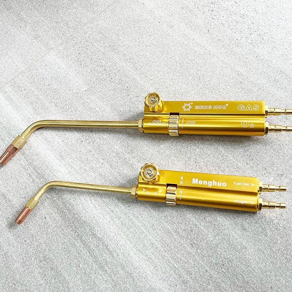 Jet-Suction Welding Torch High Quality Aluminum Alloy Flamethrower Air Conditioning Repair Welding Copper Welding Gun 1500℃
