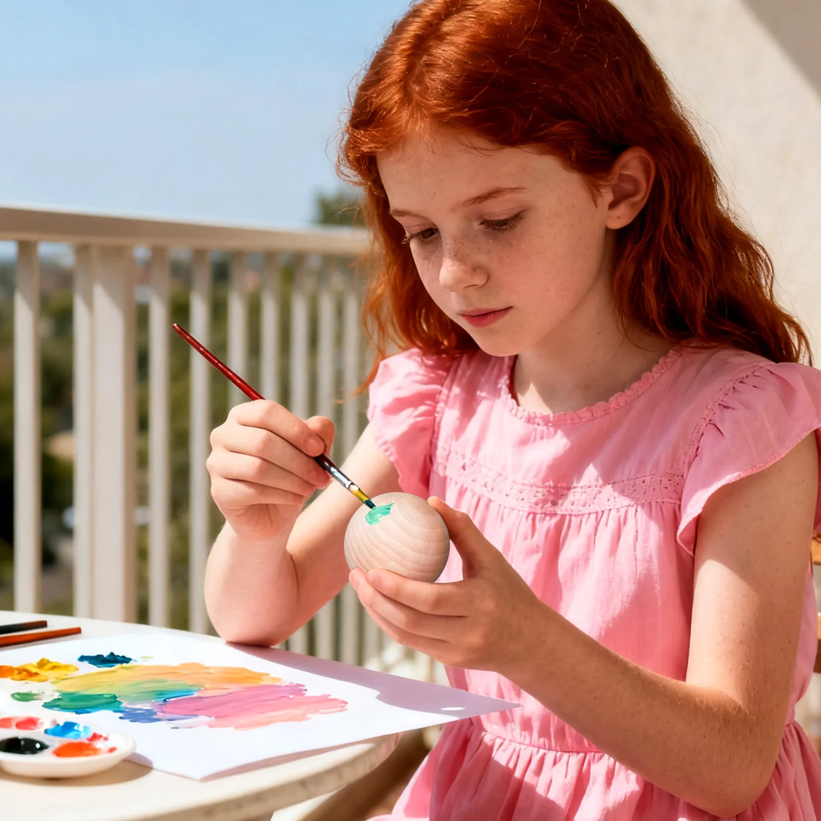 

1pcs Solid Wood Ball Unfinished Hardwood Sphere For Diy Crafts Projects Painting Sketching Teaching Spheres Handicraft Supplies