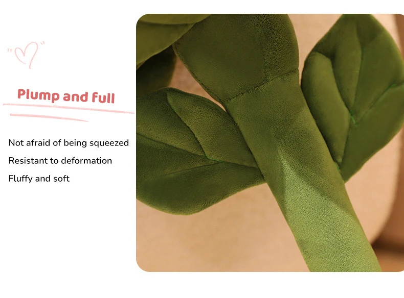 Kawaii Plush Rose Flower Pillow Toy Plushie Stuffed Doll Room Decorative Valentine's Day Anniversary Birthday Gifts for Girls