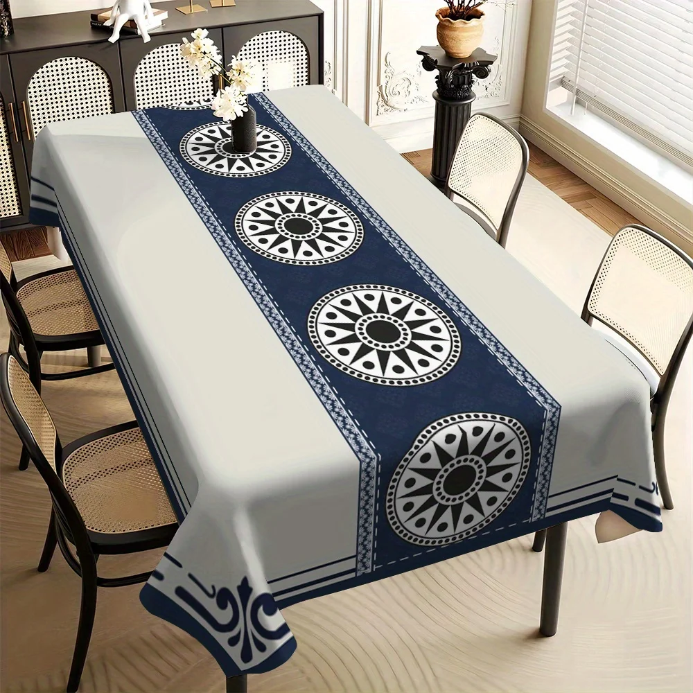Advanced minimalist Bohemian style mandala pattern patchwork