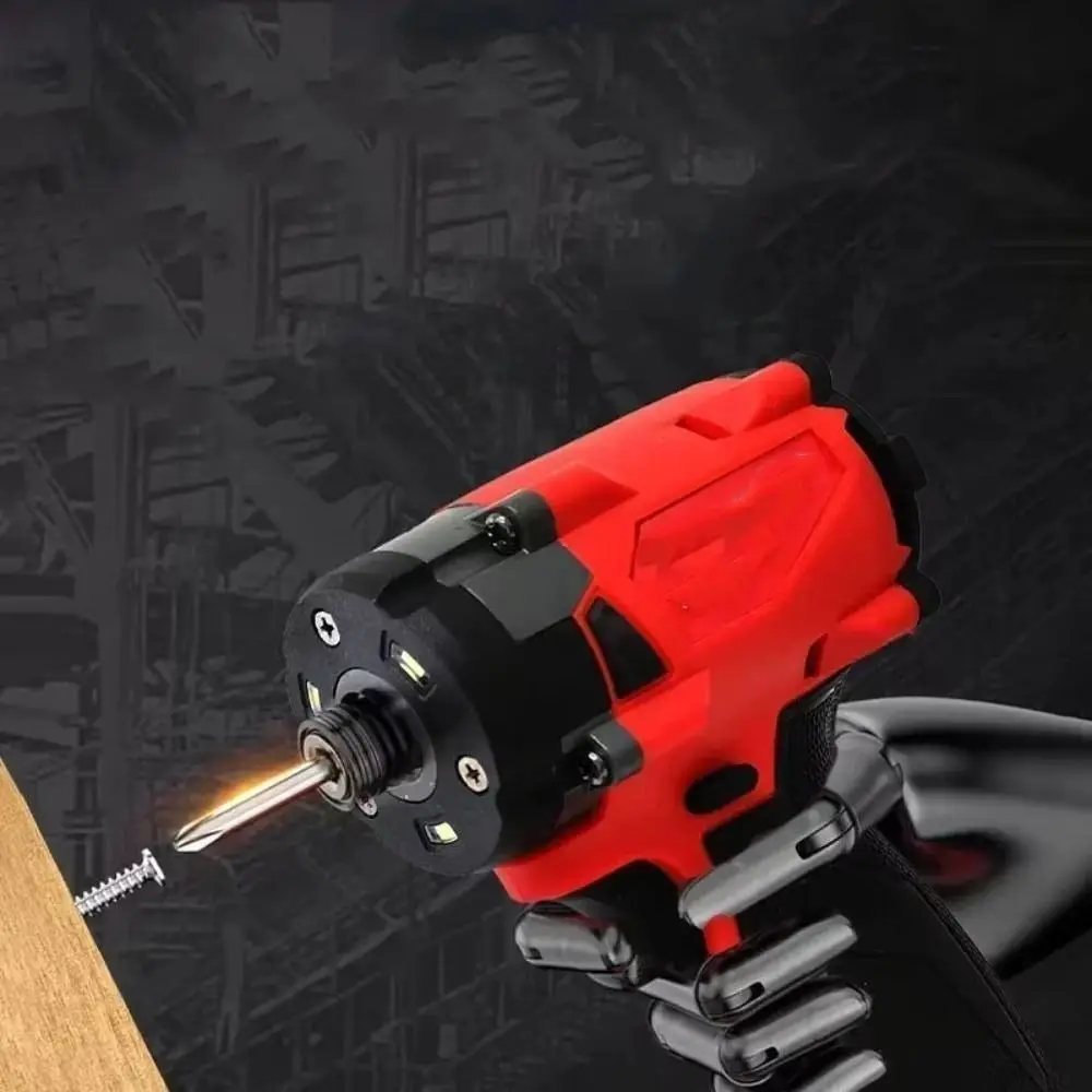 

21V Brushless Impact Driver 4 Gears 300NM Torque Electric Screwdriver High Efficiency Multifunctional Power Tool DIY Projects
