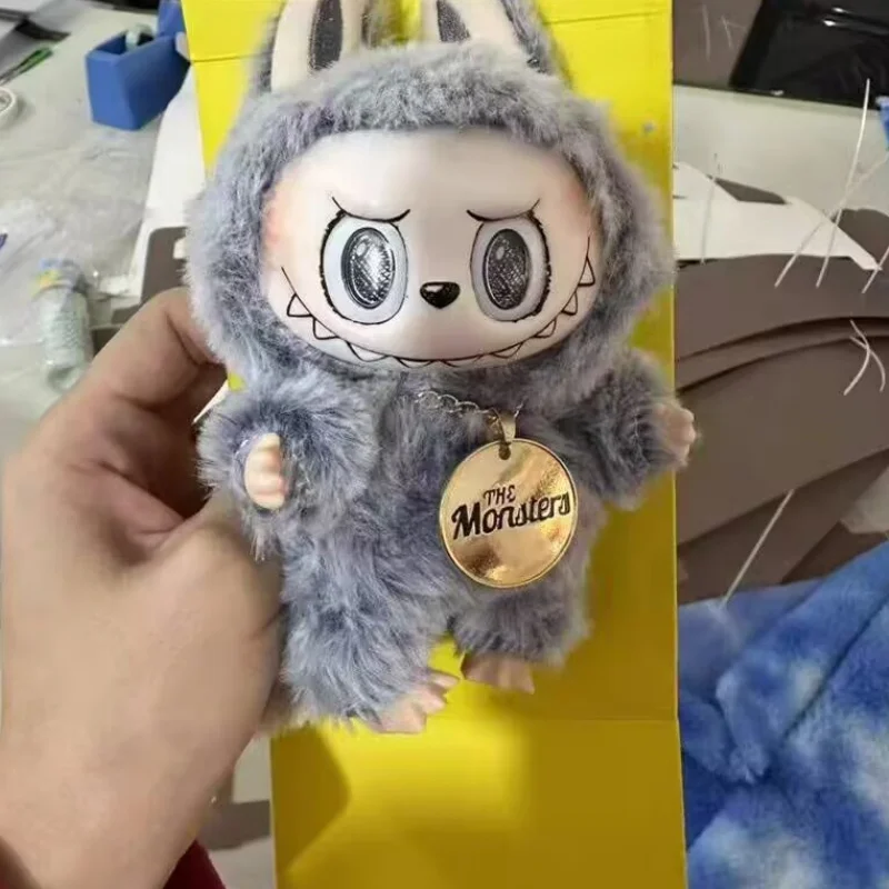 

New Arrival Labubu Monster Series Creative Toy Comic Sketch Grey Zimomo Change Doll Toy Kawaii Blind Box Children Birthday Gift