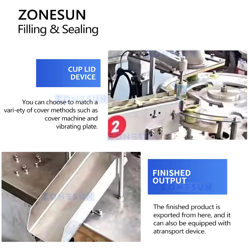 Zonesun ZS-100XPN Super Light Clay Packing Machine Slime Packing Equipment Clay Extruder Filling and Capping Machine
