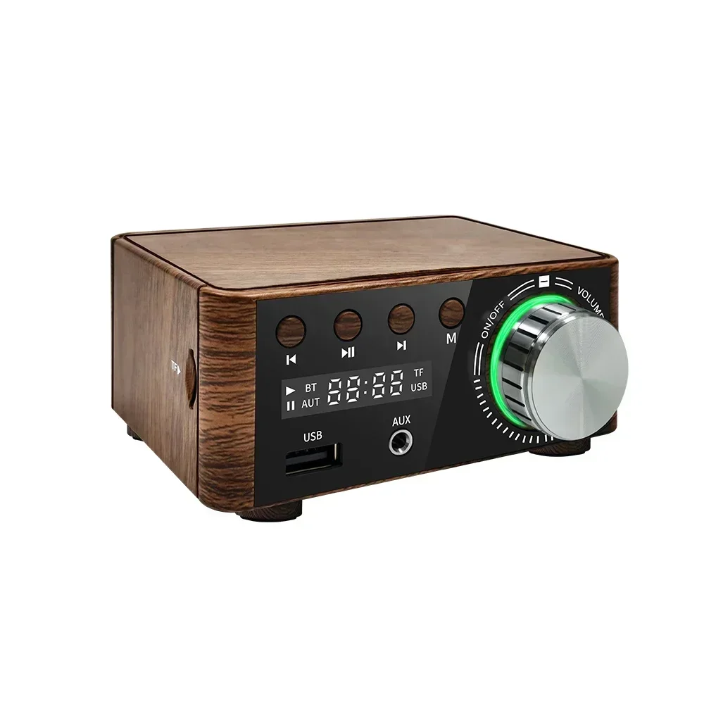 Placa amplificadora de potência 50wx2, receptor tpa3116 compatível com bluetooth, estéreo 12v, amplificador de áudio para carro doméstico, usb, u-disK, leitor de cartão de música tf