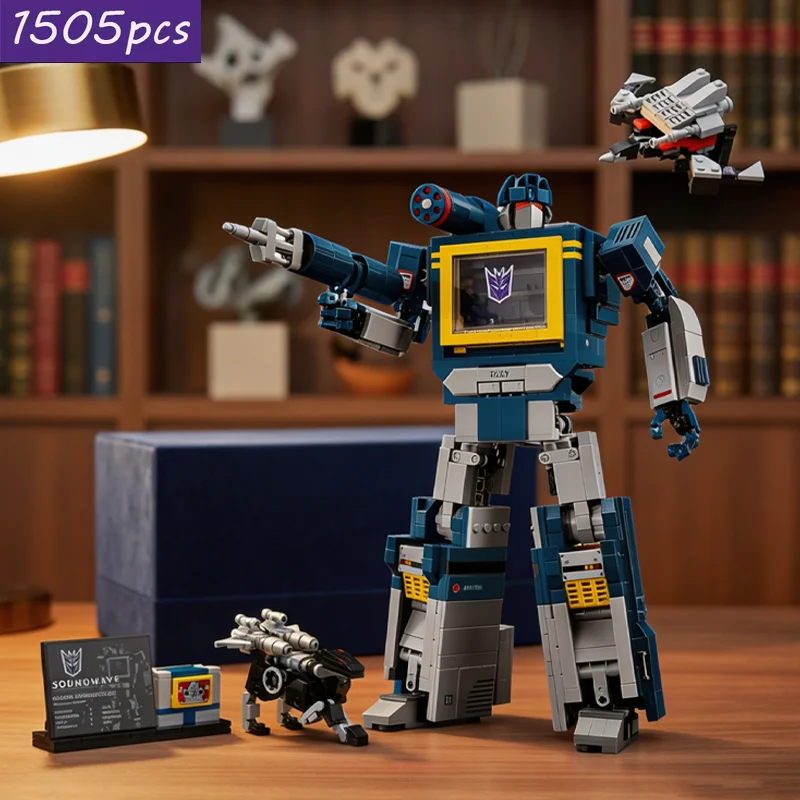 2026年新技術ブルーロボットモデル組み立てブロッククリエイティブトラックカーメカブリック組み立ておもちゃ男の子向けギフトコレクターズエディション