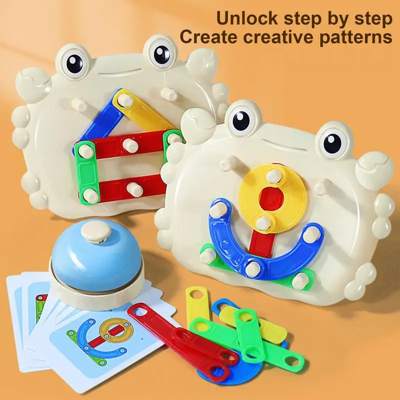 การเรียงลําดับของเล่นสําหรับเด็กวัยหัดเดิน Creative Quick Matching BOARD เกมบล็อกจับคู่ของเล่นเพื่อการศึกษาแบบพกพา Early Development ของเล่นสําหรับ