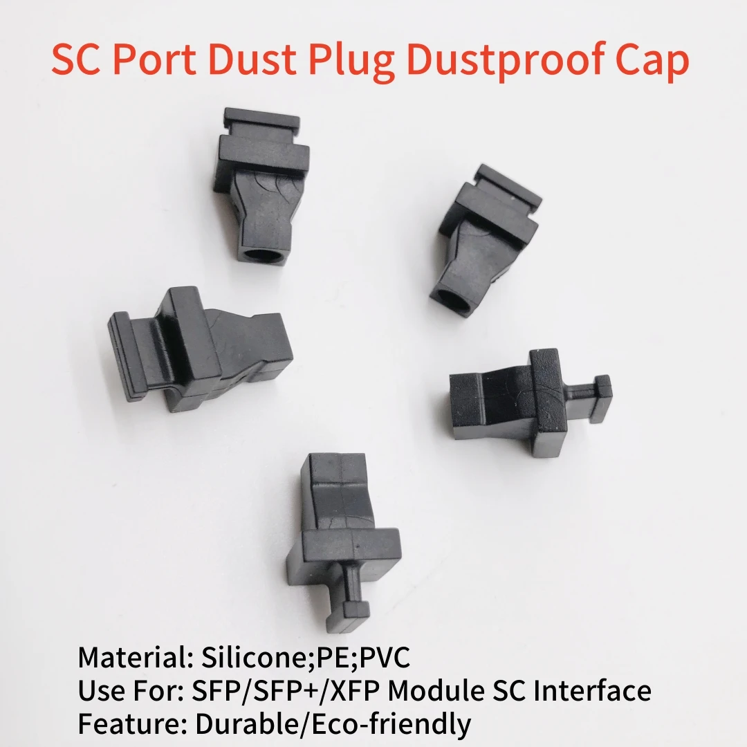 Fiber Optic Dust Plug for EPON/GPON Module SC port plug SFP optical module protective cover silicone cap