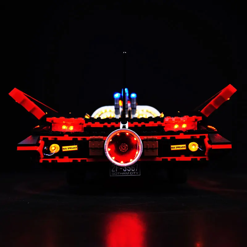 مجموعة إضاءة LED لـ LEGO 76328 The Classic TV Series Batmobile Ideas DIY Gift (لا تشمل مجموعات الطوب لبنات البناء موديل)