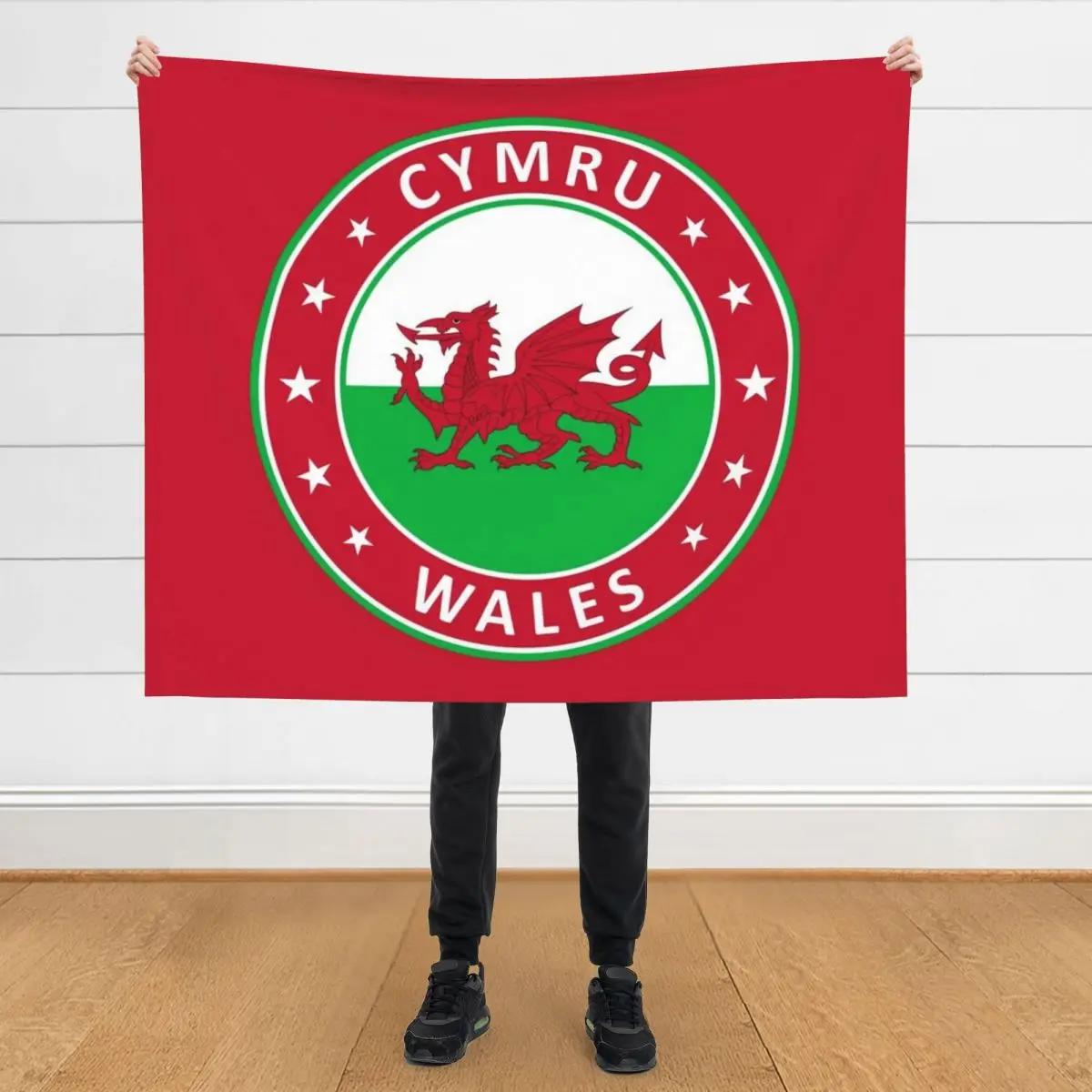 

Wales, Cymru Throw Blanket Camping Baby bed plaid Luxury St Blankets