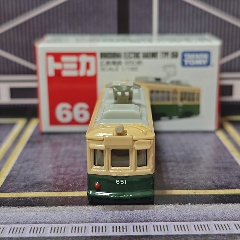 

Tomica No.66 Hiroshima Electric Railway 650 Type Static Metal Train Car Model Kids Collectible Ornament Toy