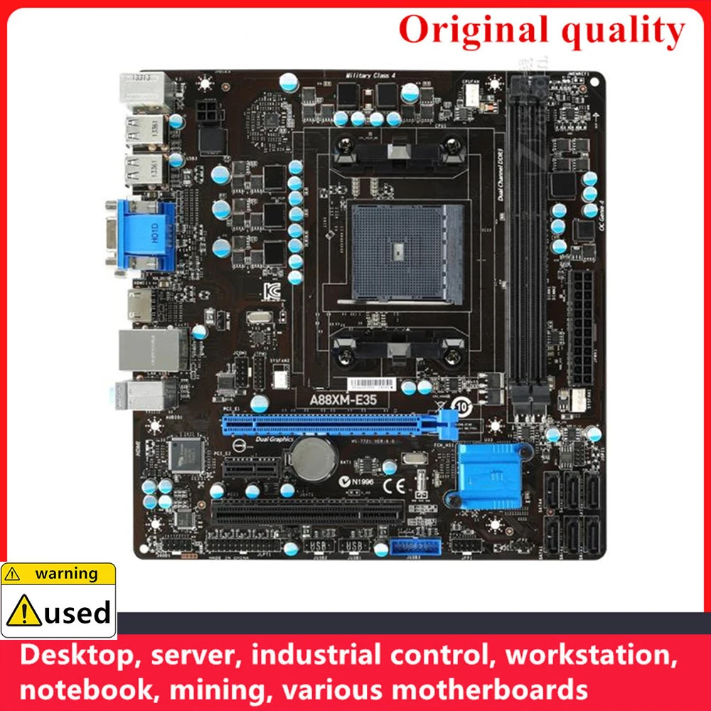 Used For A88XM-E35 Motherboards Socket FM2 FM2+ DDR3 64GB For AMD A88X A88 Desktop Mainboard SATA III USB3.0