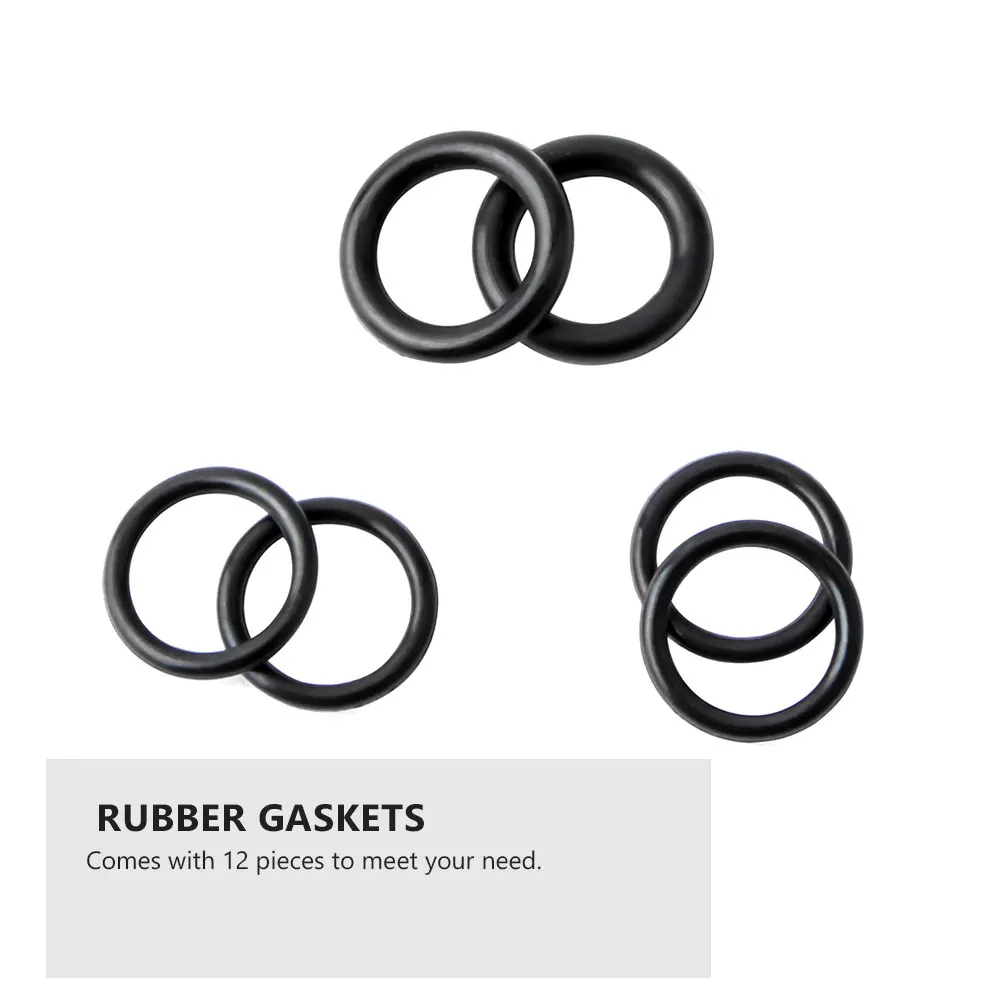 

12pcs Bicycle Disc Brake Sealing Ring Corrosion Resistant Gaskets Rubber Bike Rings Round Seal Suitable Mountain Bikes Hardware