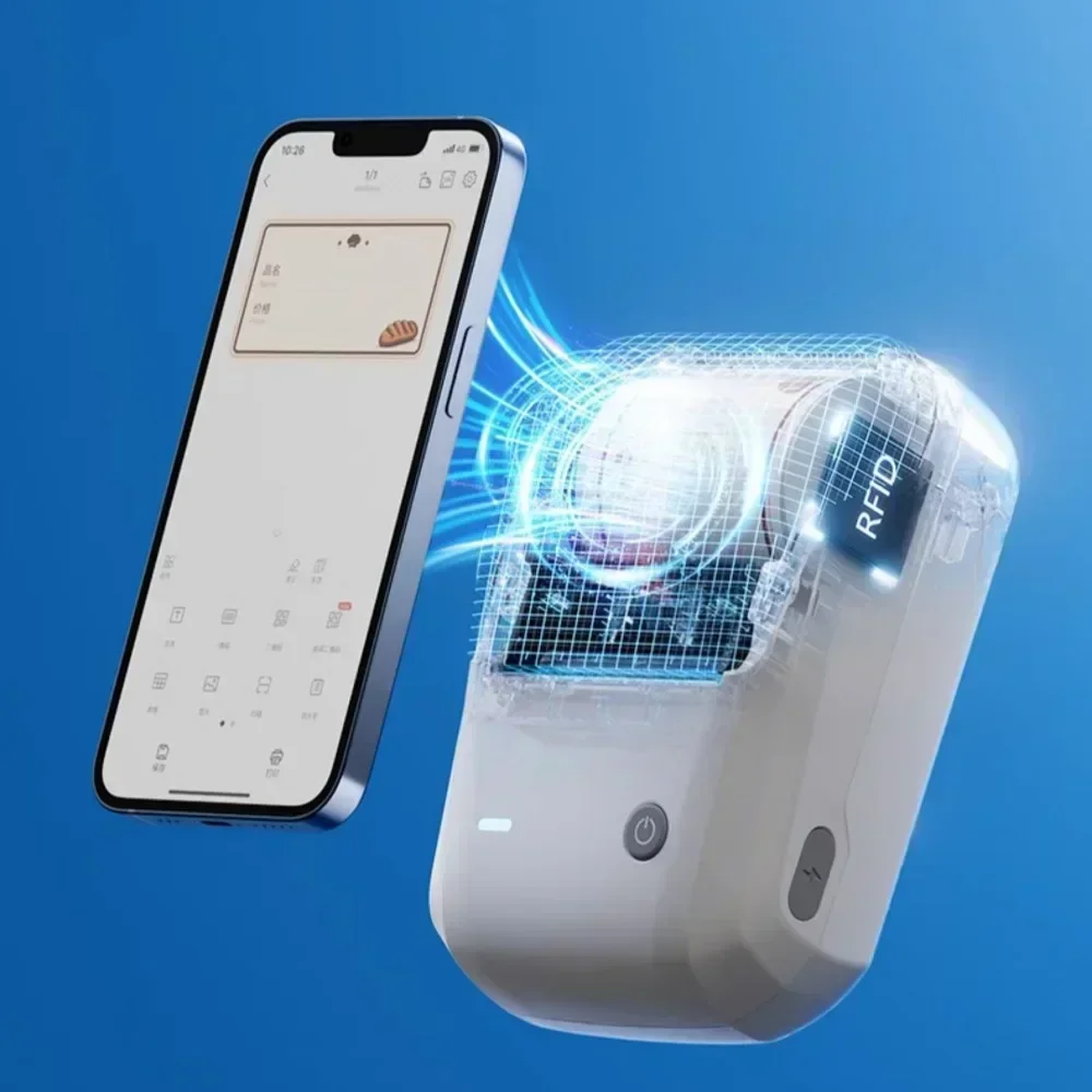 NIIMBOT b1 Mini Label Printer Home-use Smart RFID Labeler Bluetooth Portable Thermal Handheld Price/Name/Stickers Memo Maker