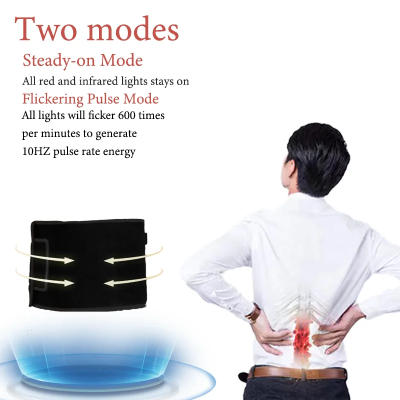 Biggest Red Light Therapy Belt  Led Fat Wrap 660nm 850nm Near Infrared Red Light Therapy Device Fat Burning Heat Pad Full Body