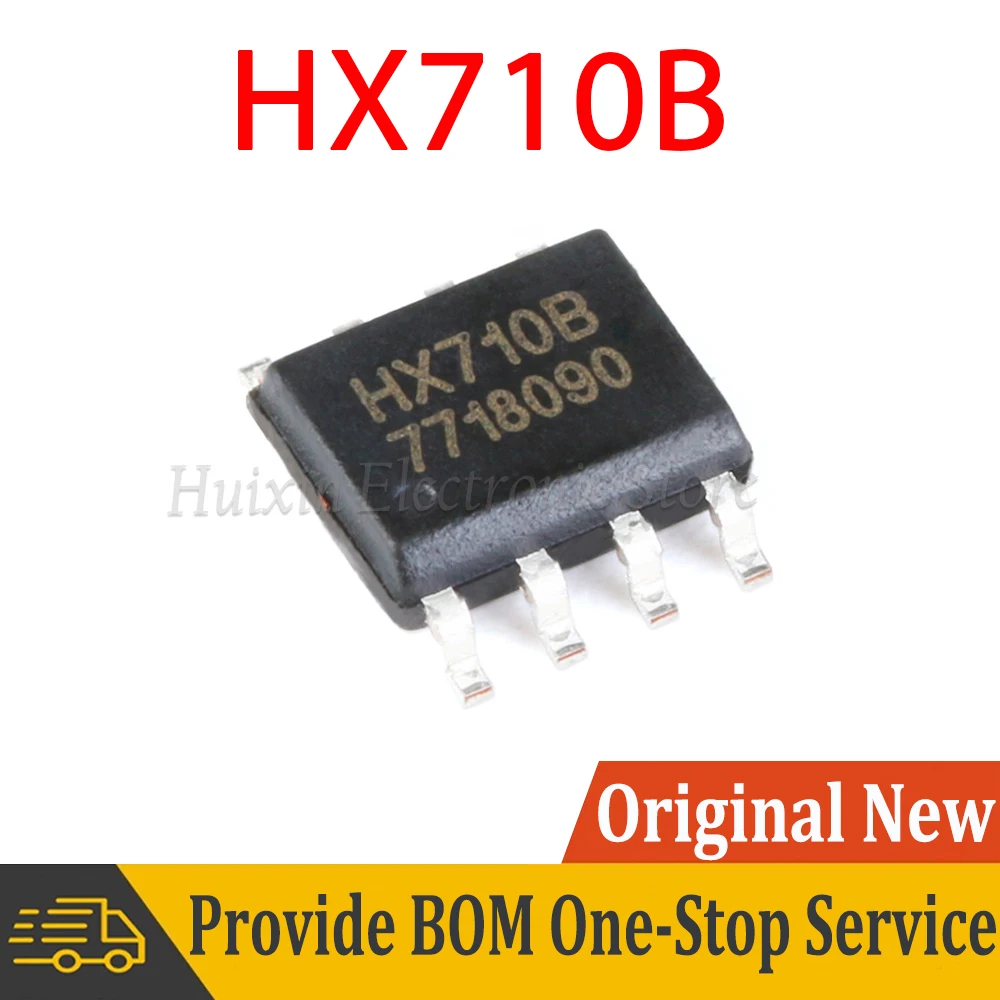 5pcs HX710 HX710B 710B SOP-8 Digital Conversion Chip SMD New and Original IC Chipset