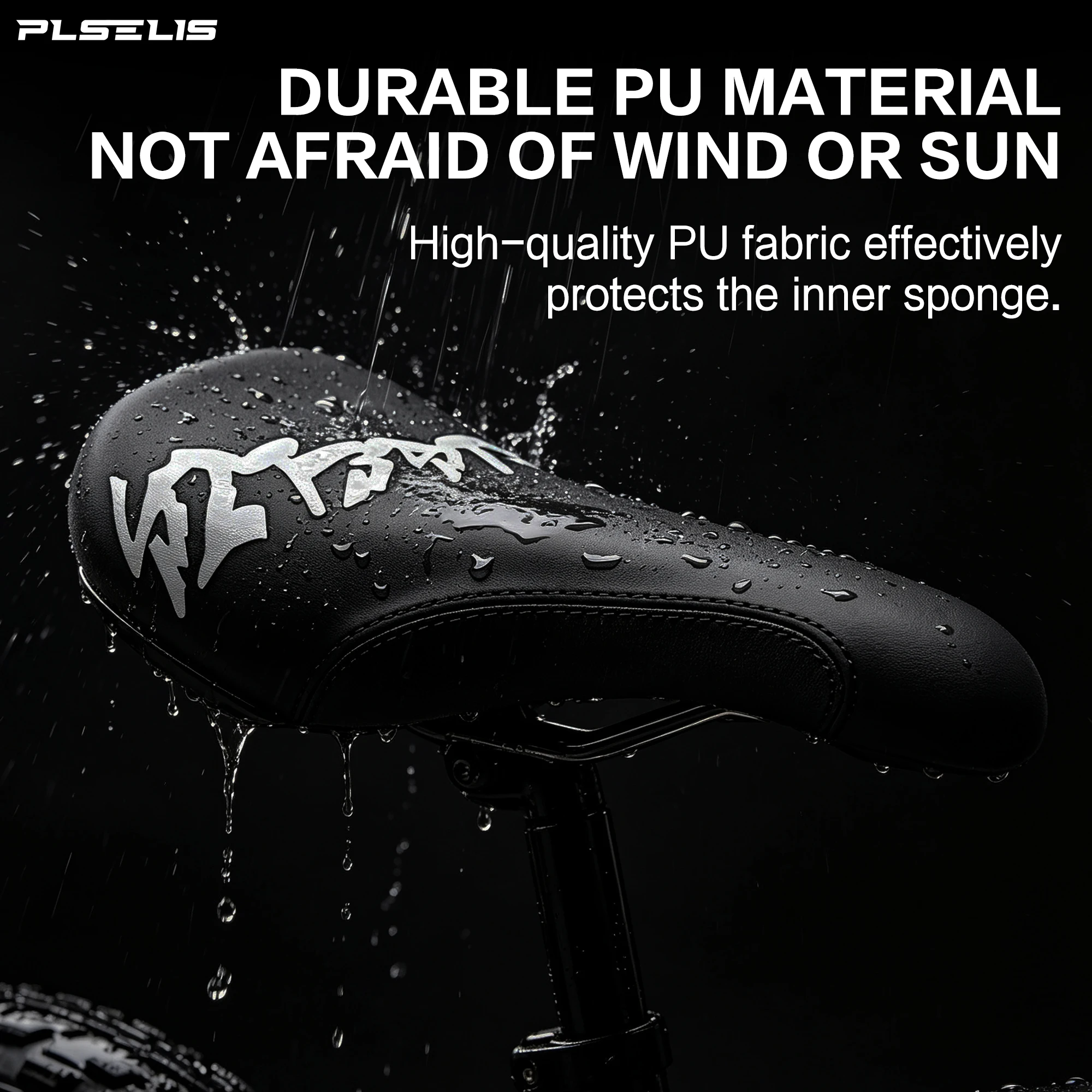 Mtb Saddle Lightweight - Plselis Mountainbike-Sattel, ergonomisches, leichtes Sitzkissen, 290